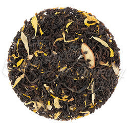 Tea leaves with visible stems and yellow elements on a white - background - honey bee naturals
